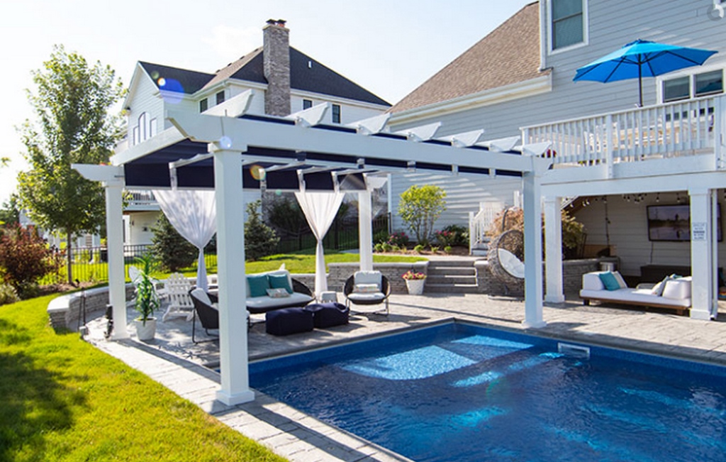 trex pergola standingimages