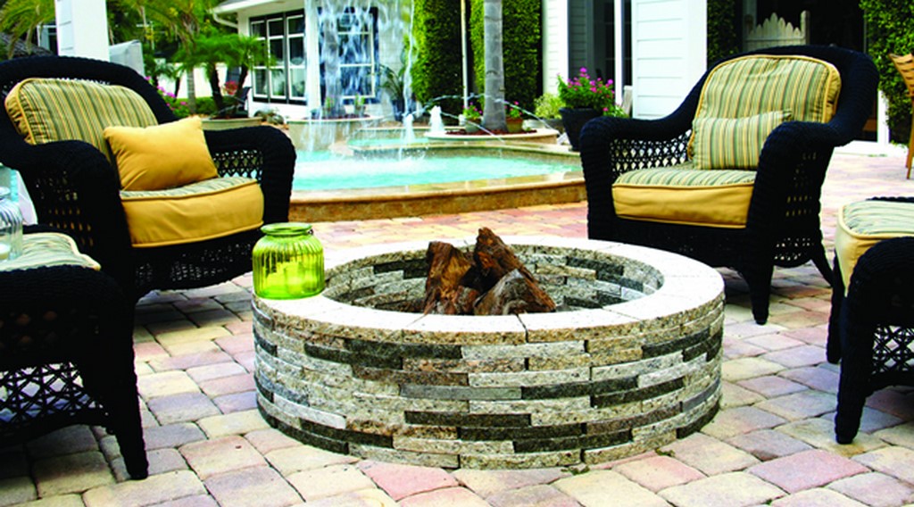 Granite Fire Pits From Grand Effects Outdoor Living Systems