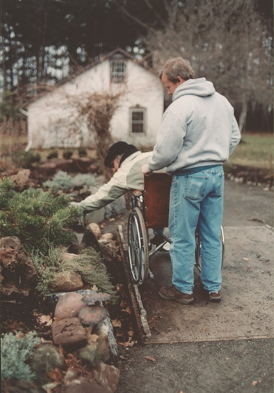 Creating a garden space for the sight-impaired and physically handicapped presented landscape architect Bruce Zaretsky with a meaningful challenge - one that, he says, prompted him to rethink some of the fundamentals of garden layout and aesthetics.  The first fruit of his new thinking is this space, in which the serenity and delight of relaxing in a garden space is opened to a wider range of visitors than most designers ever have cause to consider.  