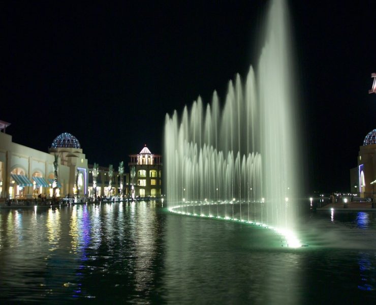 Creating watershapes for one of the hottest, driest places on earth might seem a bit crazy, concedes Crystal Fountains’ Michael Denman. But the fact is, people living in those places have long been aware of the ability of water to increase the comfort and appeal of public and private places – and are currently updating ancient traditions with thoroughly modern watershaping technology in showplace cities throughout the Middle East.
