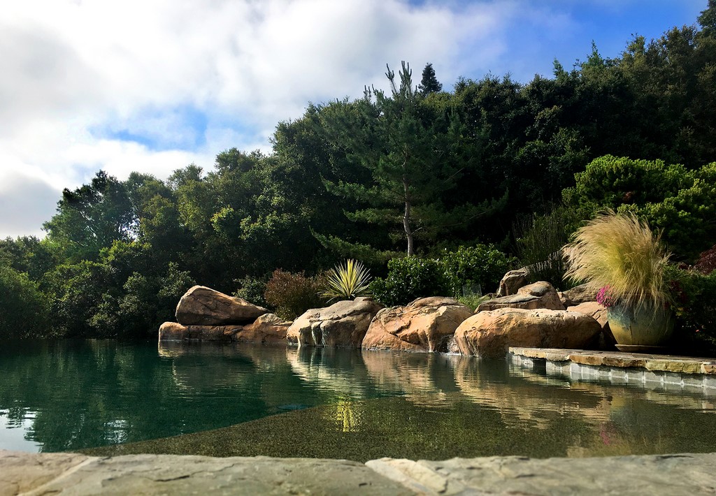 Called upon when other contractors couldn't give the client the organic look he wanted, Matt Wilson put his skills and long experience with artificial rock to the test in creating a water- and plant-draped outcropping that appears to have been in place since time immemorial.