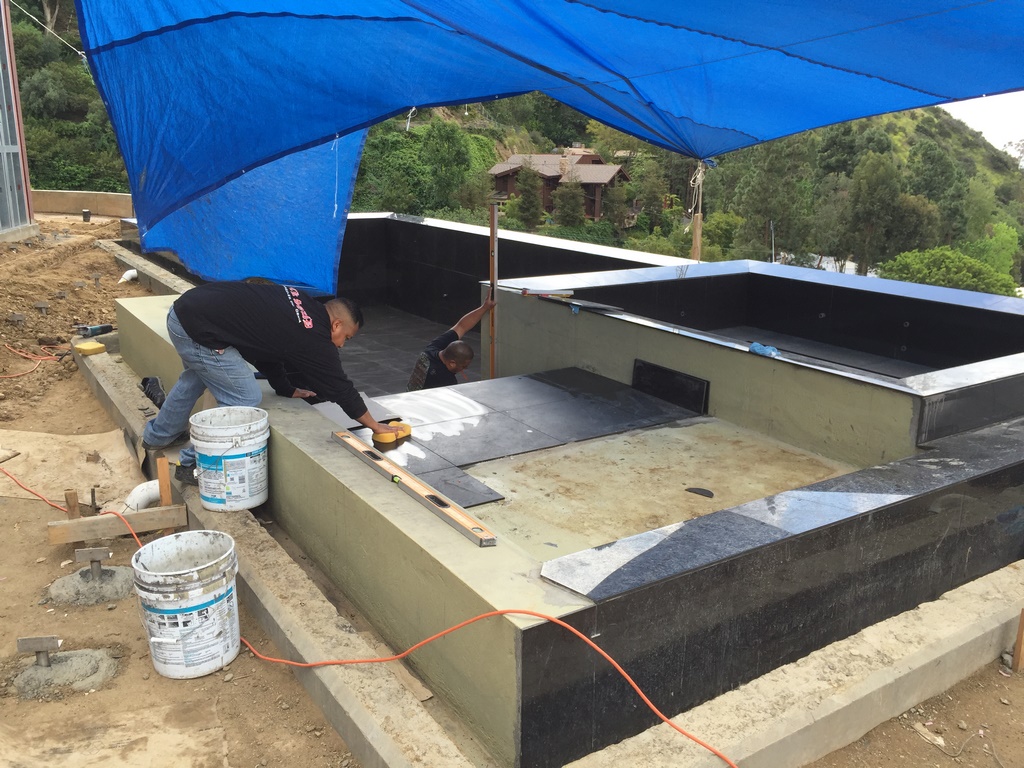 Working with unusually large material is a distinct technical challenge in tile application, reports Jimmy Reed. As always, planning and surface preparation are crucial, but the keys in this specific project were patience, skill and a raw determination to stick to a simple, elegant grid.