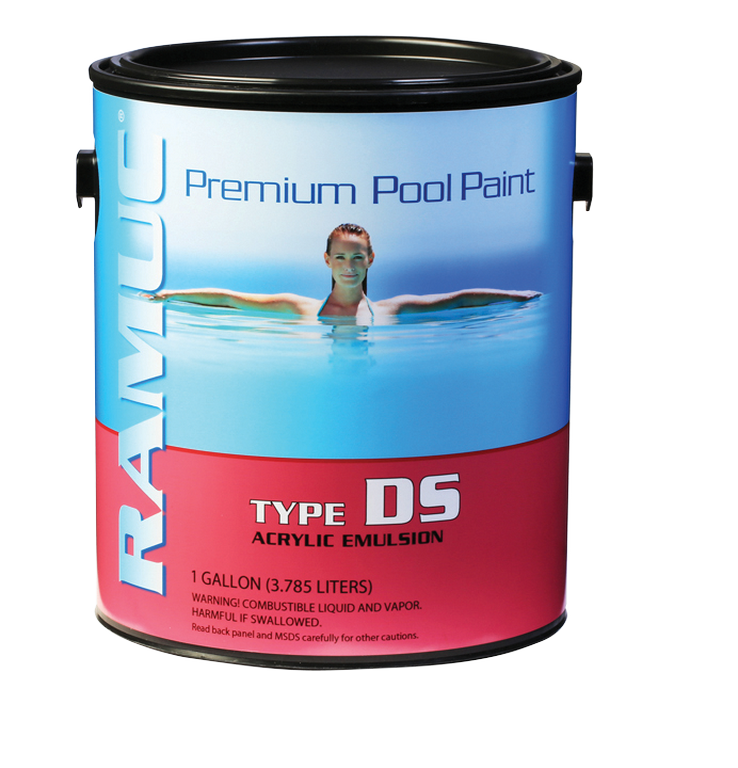 ramuc ds acrylic pool paint