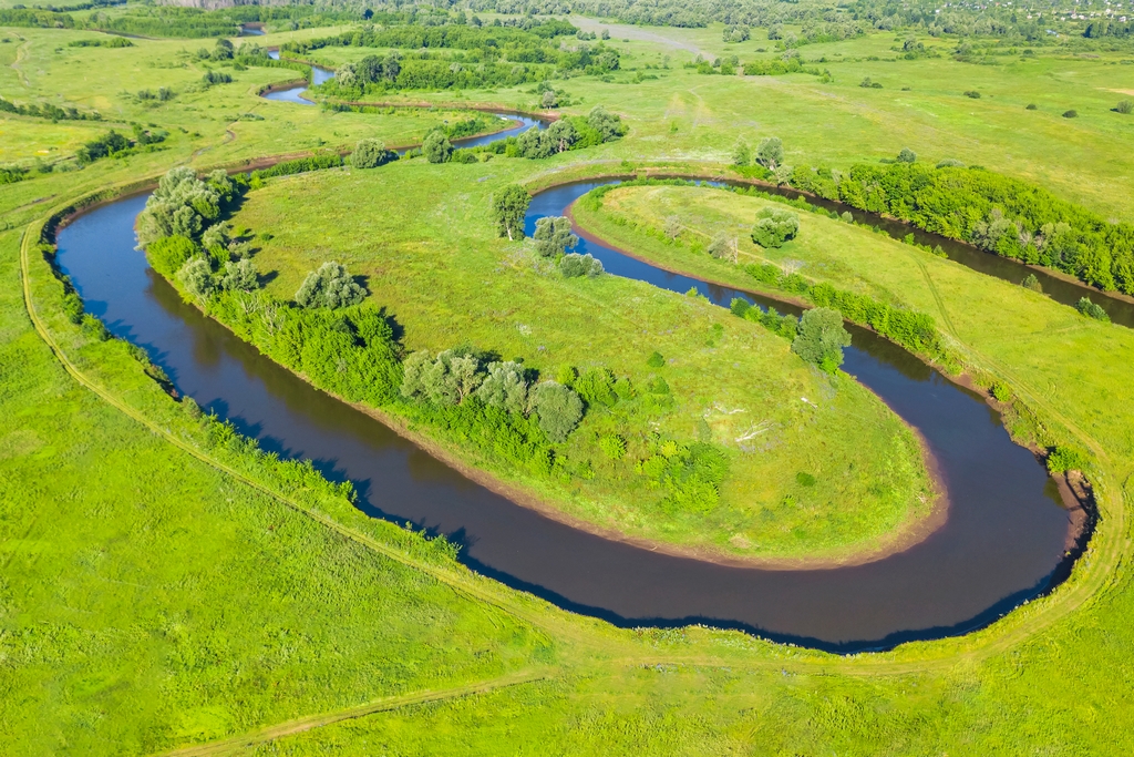 Why Rivers Bend Water Shapes